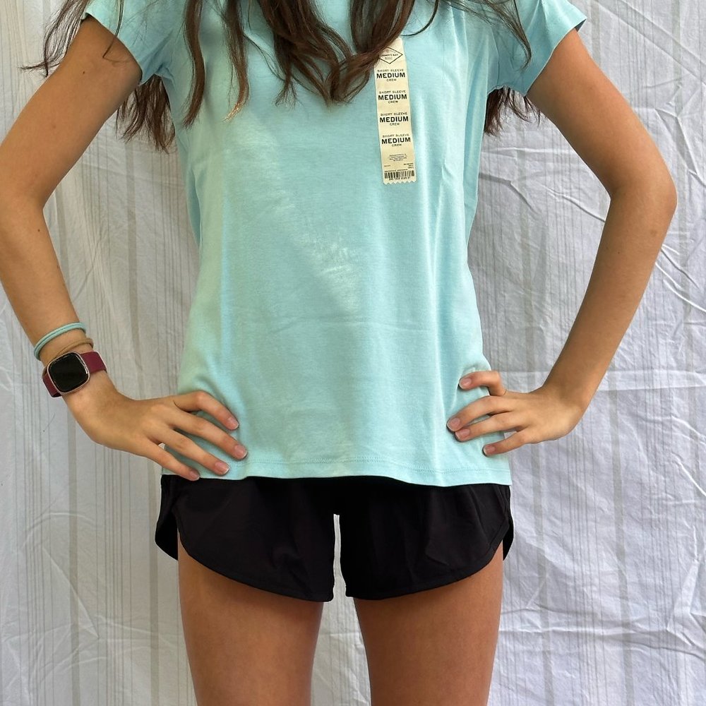 Light Blue St John's Bay Tee NWT